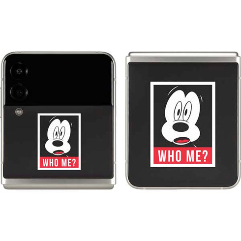 Disney Mickey Mouse Who Me Galaxy Z Flip3 5G Skin